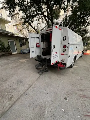 Magnet Plumbing service vehicle on-site for Water Heater Repair in Tamarac